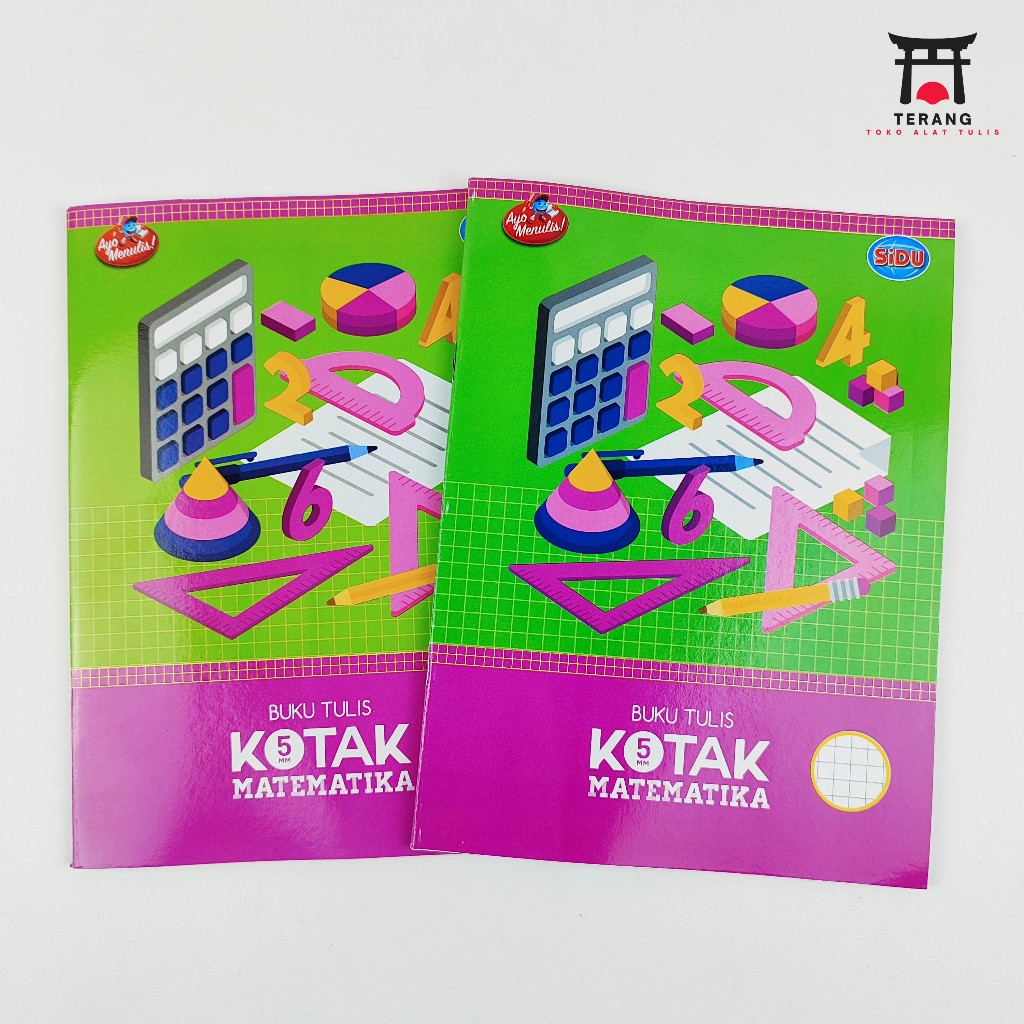 

1Pak Buku Tulis Sidu 38 Lembar Isi 10Buku Matematika Kotak Kecil Sinar Dunia