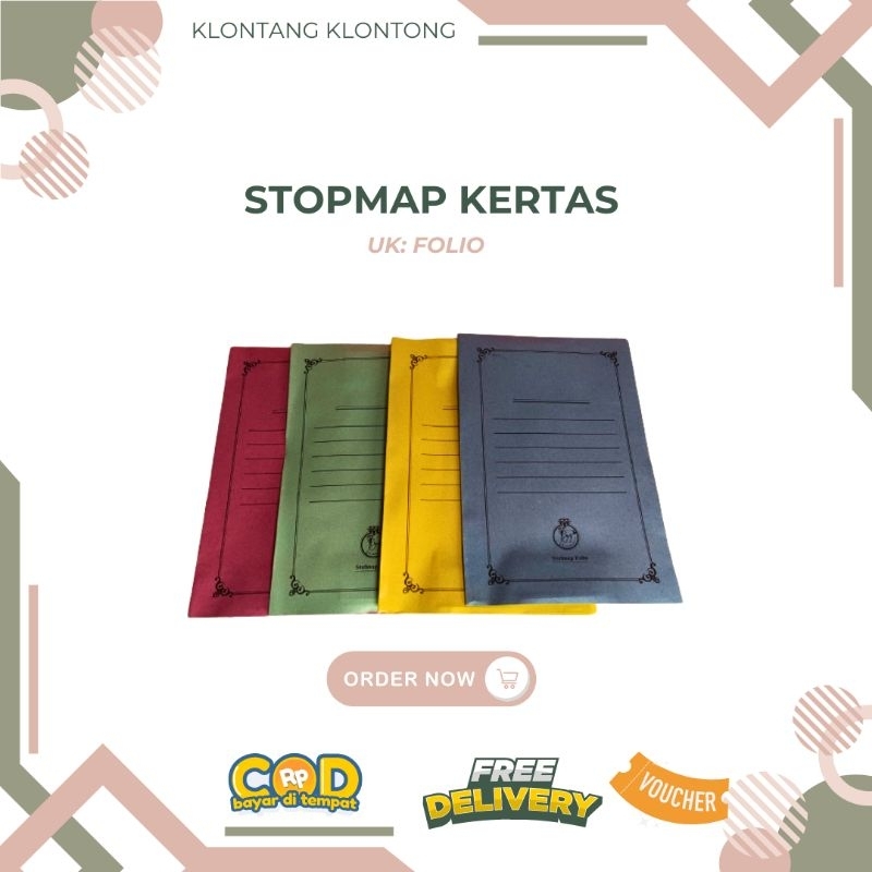 

[1 Pack] Stopmap Kertas isi 50 pcs