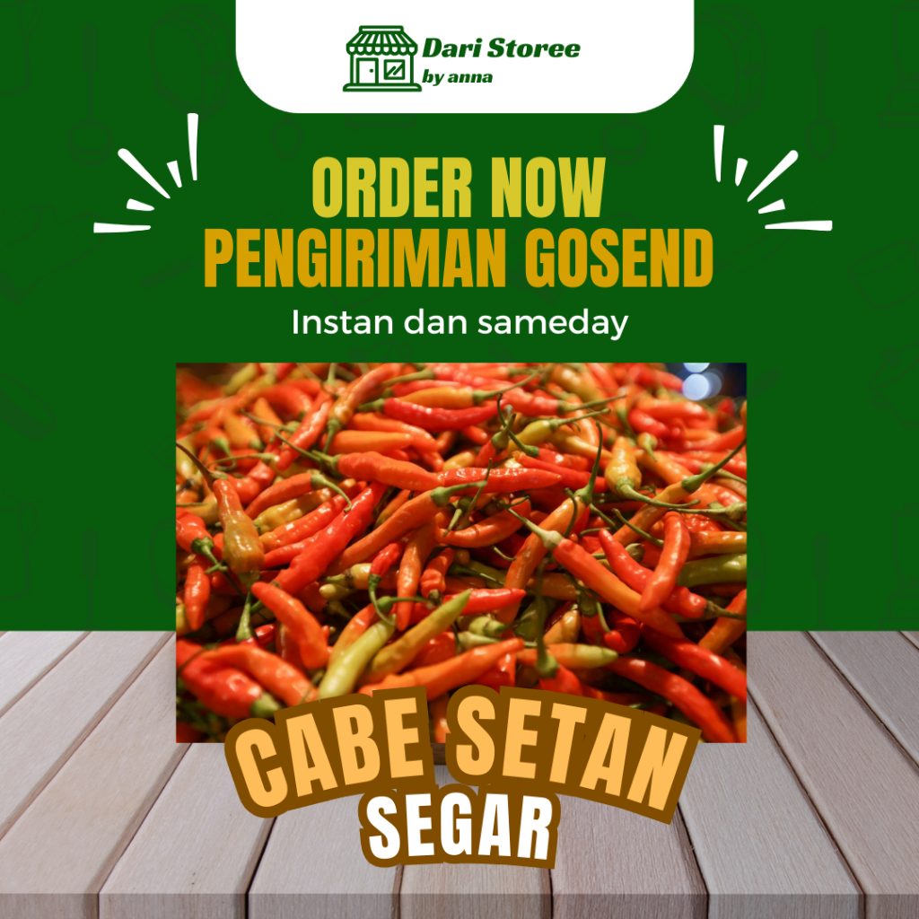 

Cabai Rawit Setan 500 gr