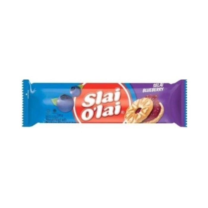 

Slai Olai Rasa Blueberry Biscuit Susu + Selai 128 gram