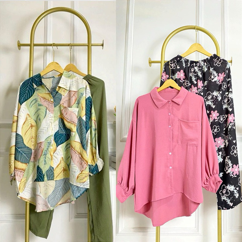 Setelan kringkel wanita jumbo ld 120 zoya set /ONESET  BUSUI JUMBO/ONESET RAYON JUMBO