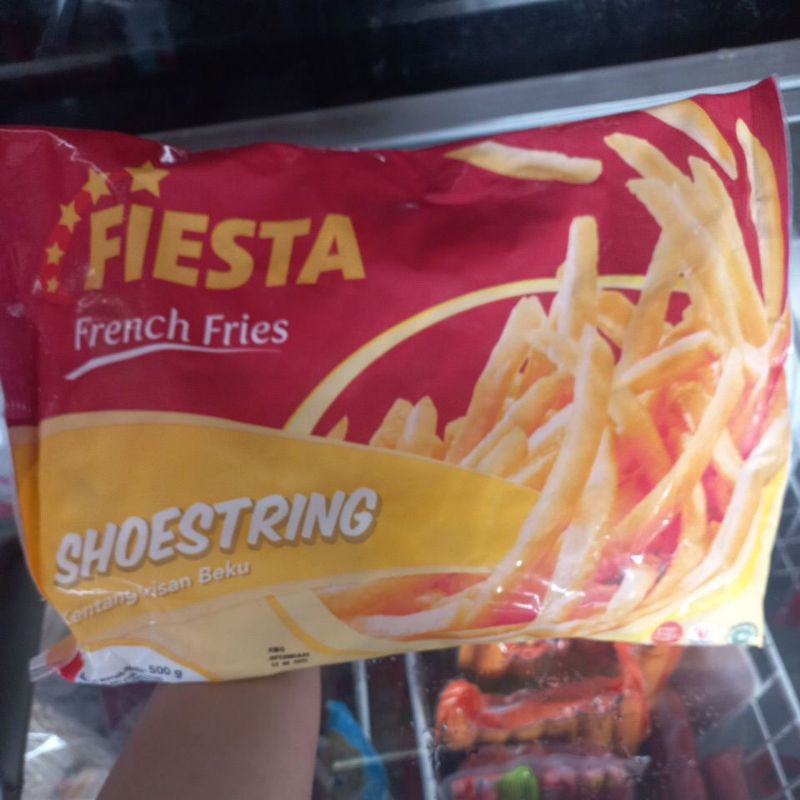 

Fiesta French Fries shoestring 500 gr Baba frozen food
