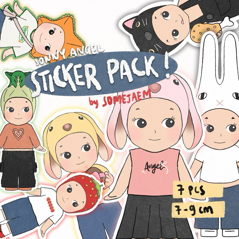 

sonny angel sticker pack!