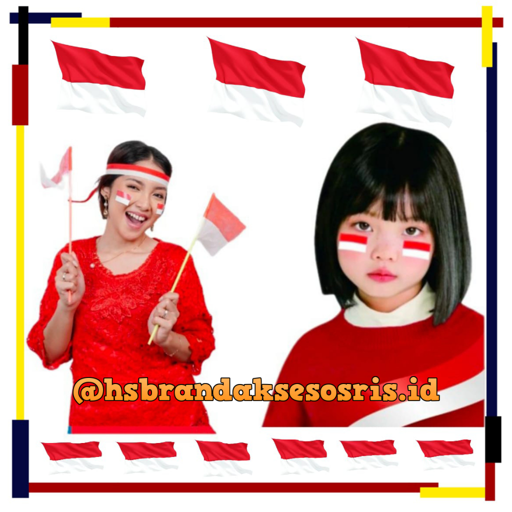 

(PERLEMBAR) TEMPELAN STIKER PIPI BENDERA MERAH PUTIH / STIKER MERAH PUTIH SUPPORT HUT RI 17 AGUSTUS / STIKER I LOVE INDONESIA / STR7813