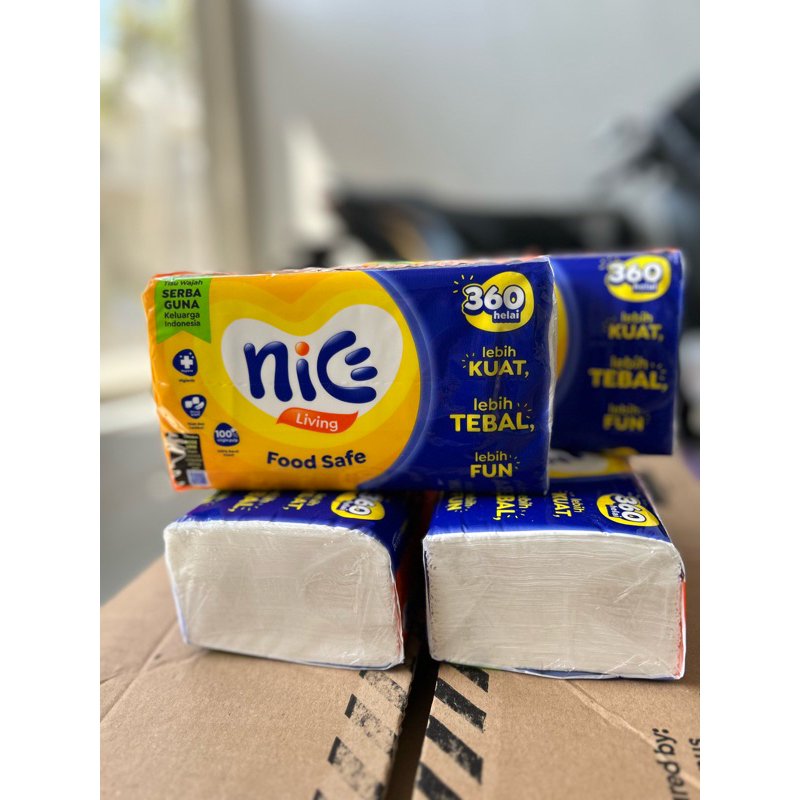 (Bundling Tisu 4 pack) tissu nice 180 sheets / tissue nice 180 sheets / tisu nice 180 sheets