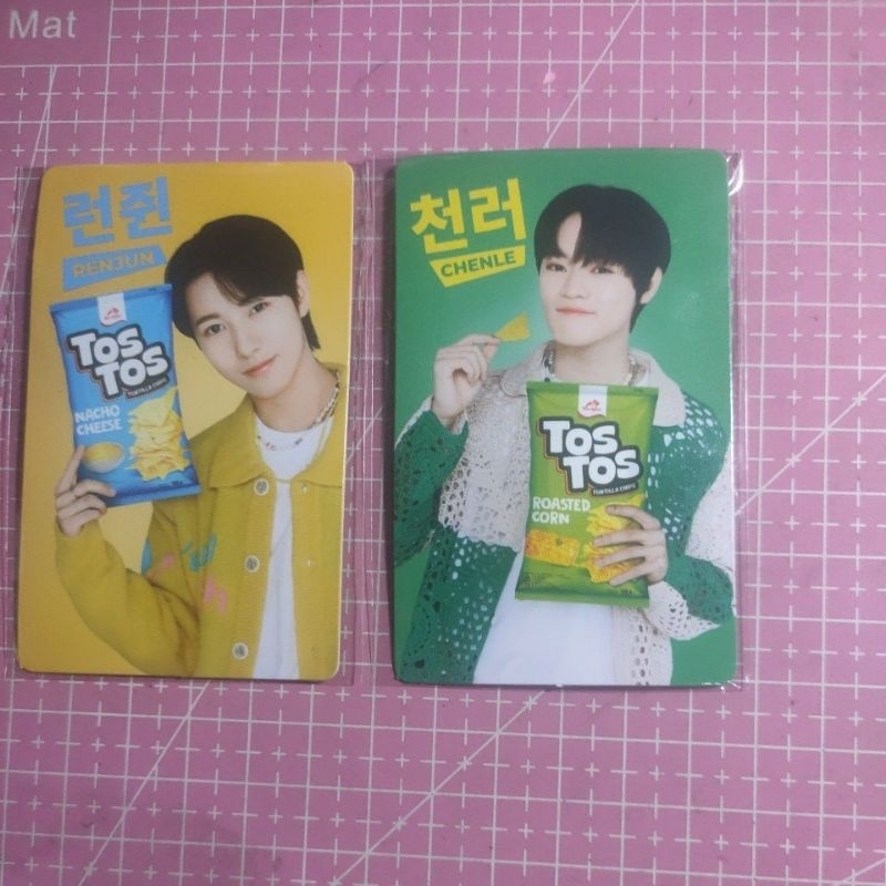 PHOTOCARD OFFICIAL TOS TOS JISUNG ,RENJUN,HAECHAN,CHENLE [BACA DESK]