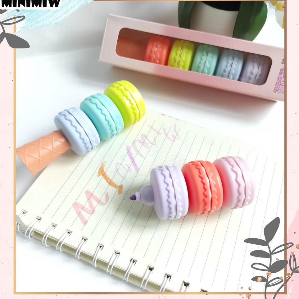 

STABILO MAKARON MACARON ISI 6 WARNA HIGHLIGHTER SPIDOL WARNA WARNI KODE W7Y1