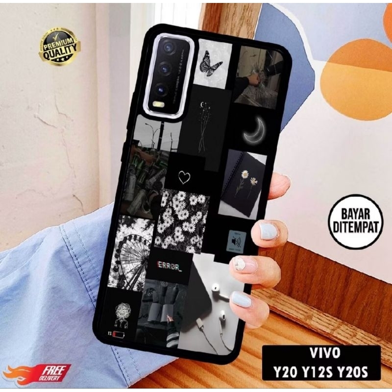 Promo Chase Vivo Y20 Y12s Y20s Chasing Hp Motif Aesthetic Hitam Bisa Type Gambar Desain Lain