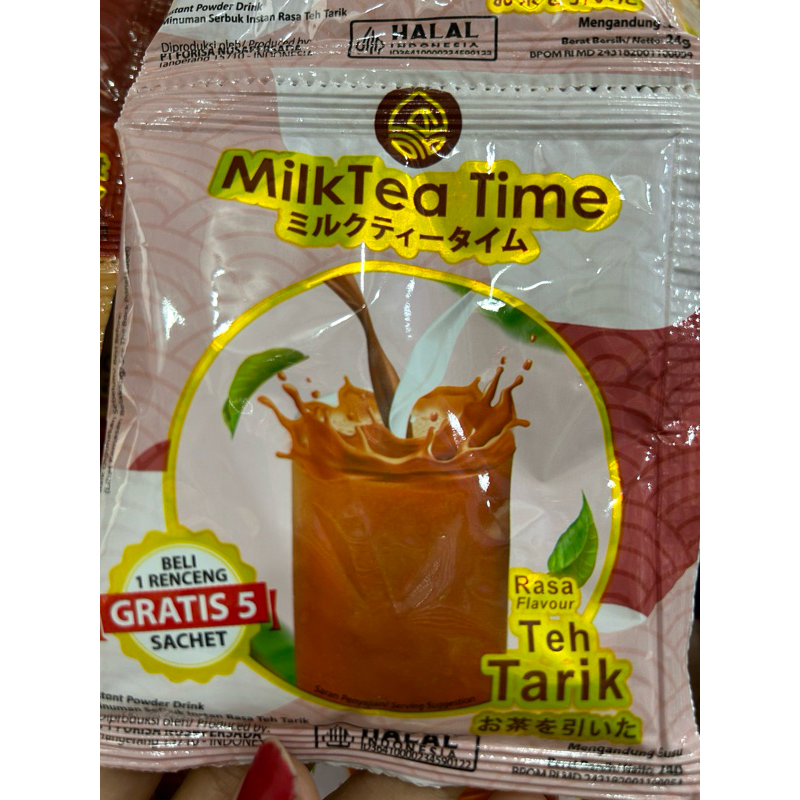 Milktea Time Minuman serbuk isi 10Pcs