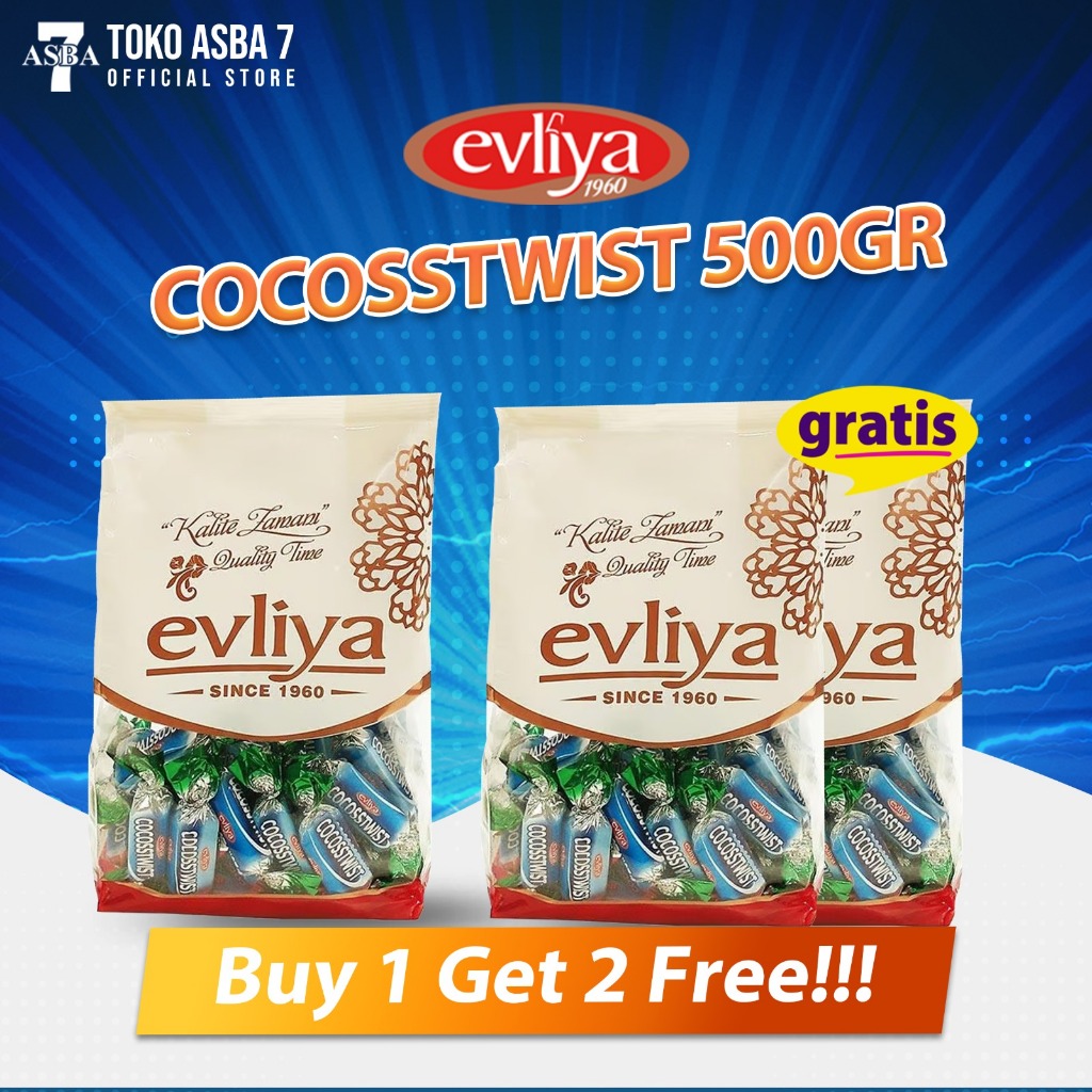 

BUY 1 GET 2 FREE EVLIYA COCOSSTWIST 500G