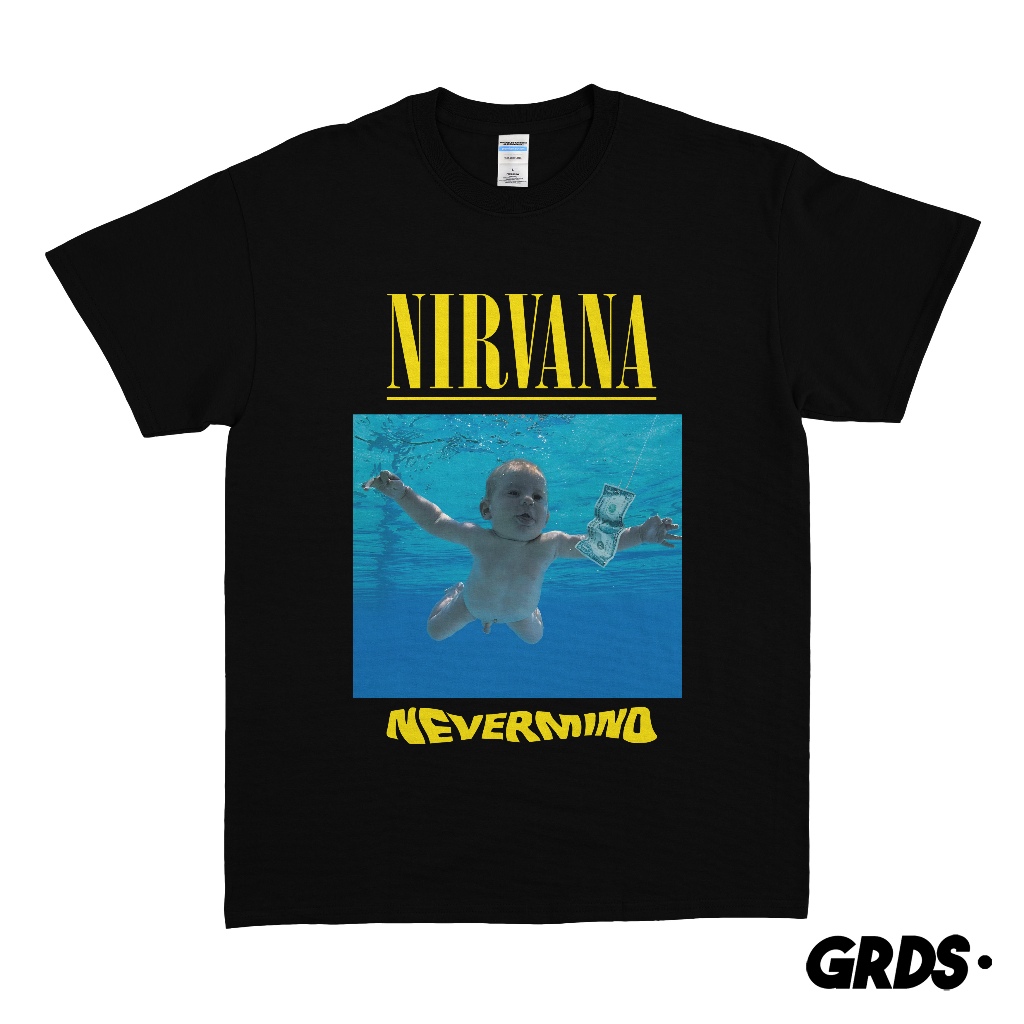 KAOS NIRVANA NEVERMIND / T-SHIRT NIRVANA NEVERMIND