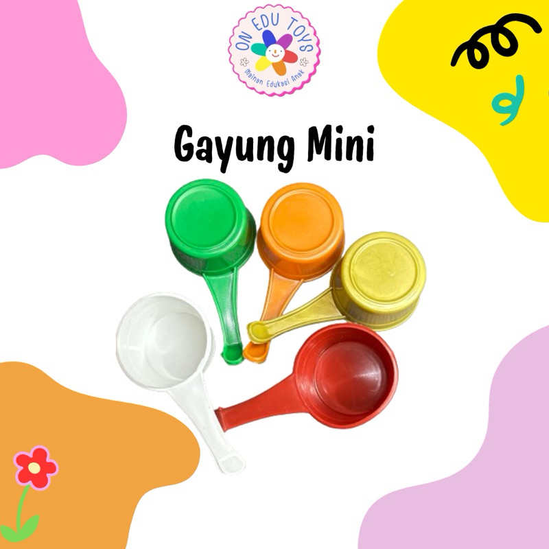 ON Edu Toys - Gayung Mini / Mainan Edukasi / Mainan / Mainan Anak / Montessori / Beads / Water Beads