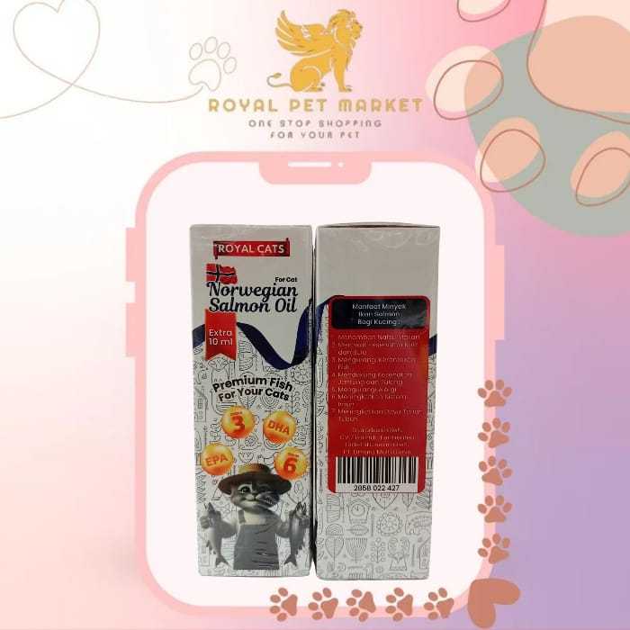 RPM Royal Care Norwegian Premium Salmon Fish Oil Vitamin Imunitas Kucing Anjing