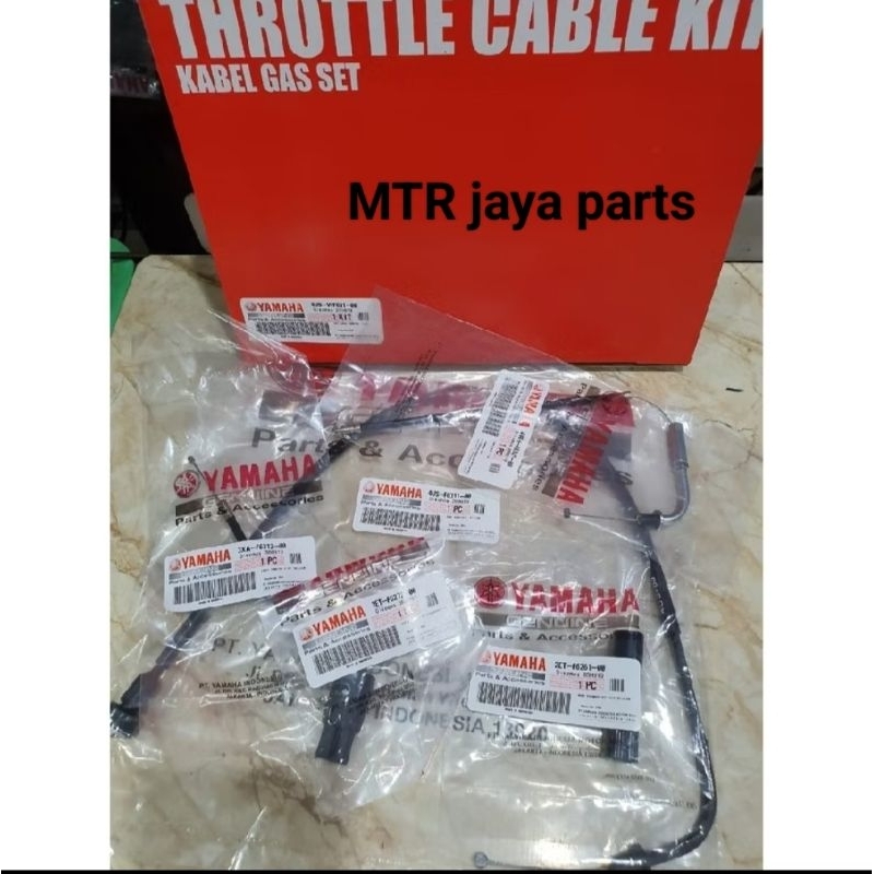 KABEL GAS SET THROTTEL CABLE KIT FIZ-R YAMAHA GENUINE PARTS ORIGINAL