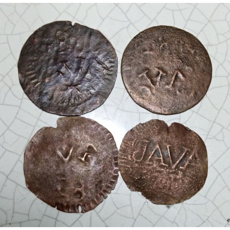 Koin Java Stuiver 1/2 St Local copy 4 Keping