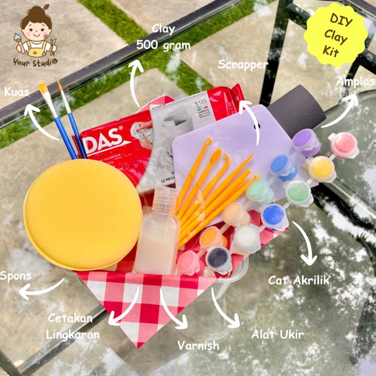 

KODE G5F Paket 5 Gram DIY Clay Kit by yourstudios
