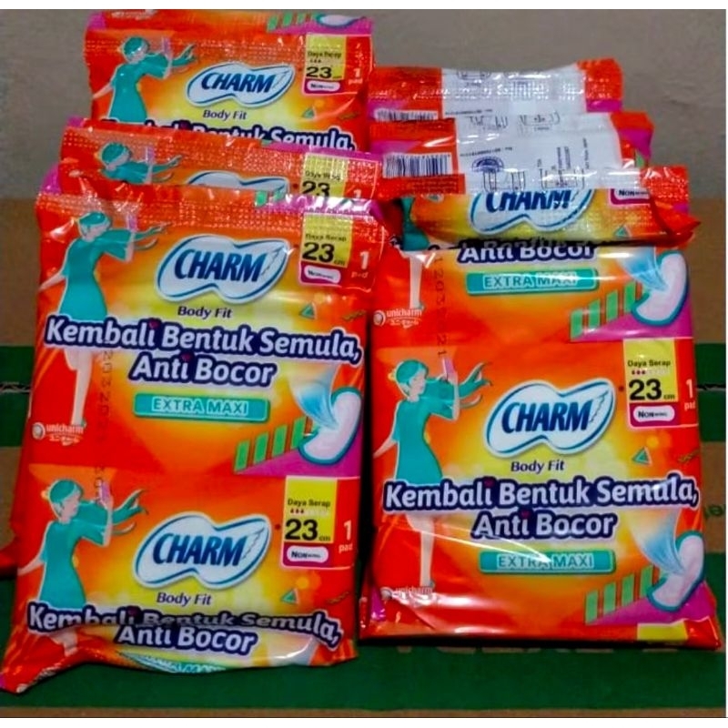 CHARM PEMBALUT NON WING RENCENG 1RENCENG ISI 10