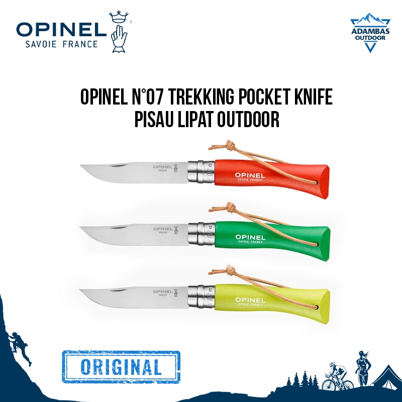 Opinel N°07 Trekking Pocket Knife - Pisau Lipat Outdoor Opinel