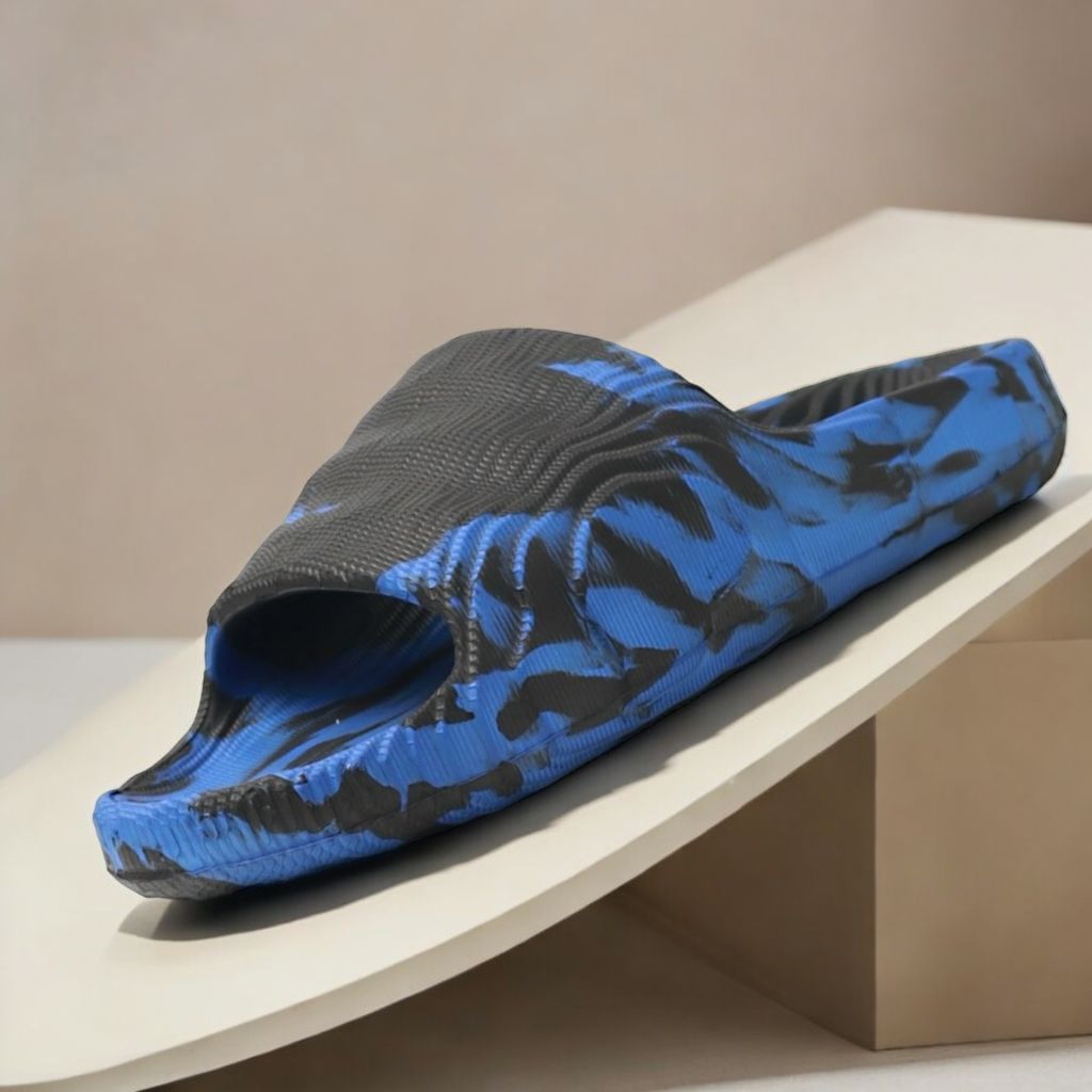 Sandal Sendal Slide Pria Kasual Cowok Slop Anti Slip Karet Distro Original Keren Casual Kekinian Sli