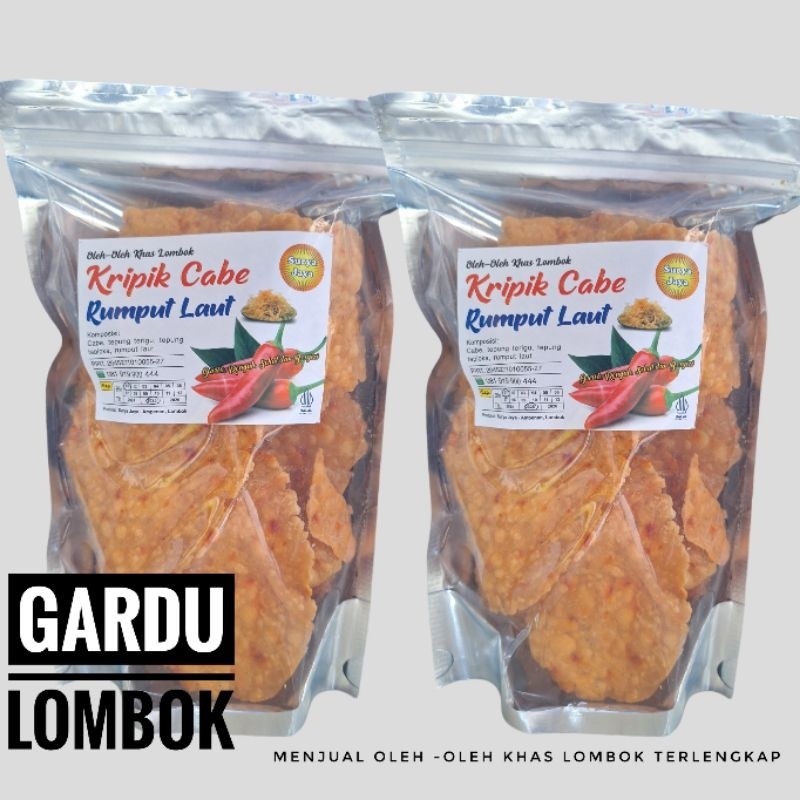 

Keripik Cabe Rumput Laut Khas Lombok