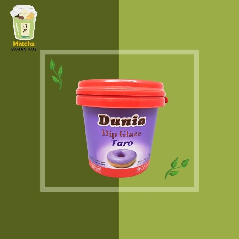 

Dunia Dip Glaze ECO Taro 1 KG - Topping Selai Donat Roti Kue
