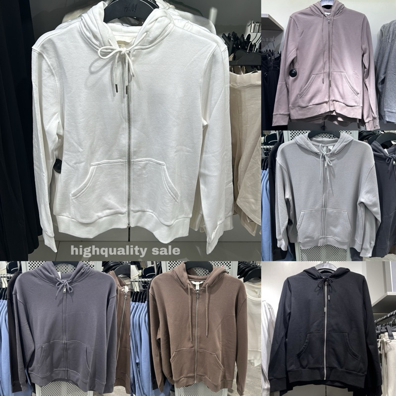 ‼️JASTIP‼️ H&M HOODIE ZIPPER CEWEK OVERSIZED PREMIUM /JAKET WANITA BEST SELLER [JASTIP ORIGINAL STOR
