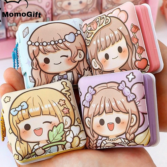 

HJ6 Sticky Note Book Squishy Mini Memopad Notes Dodogirl 8 Halaman TLD12