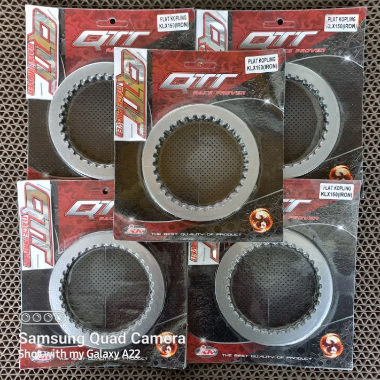 TERMURAH Plat kampas kopling QTT fr8 fr tiger klx crf verza ninja r rr mx king fu 15 mx135 fiz r fiz