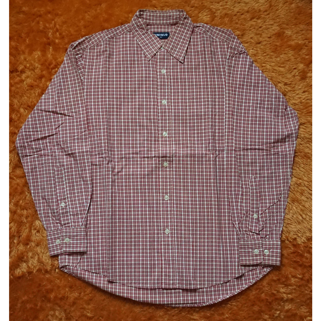 Kemeja Second, Kemeja Uniqlo, Uniqlo, Uniqlo Original, Kemeja Lengan Panjang