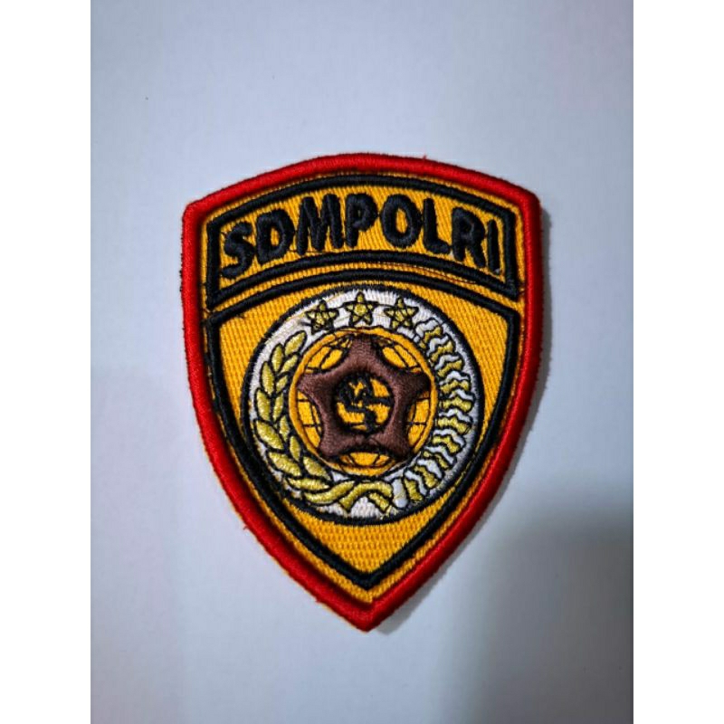 LOGO SDM POLRI BORDIR TIMBUL