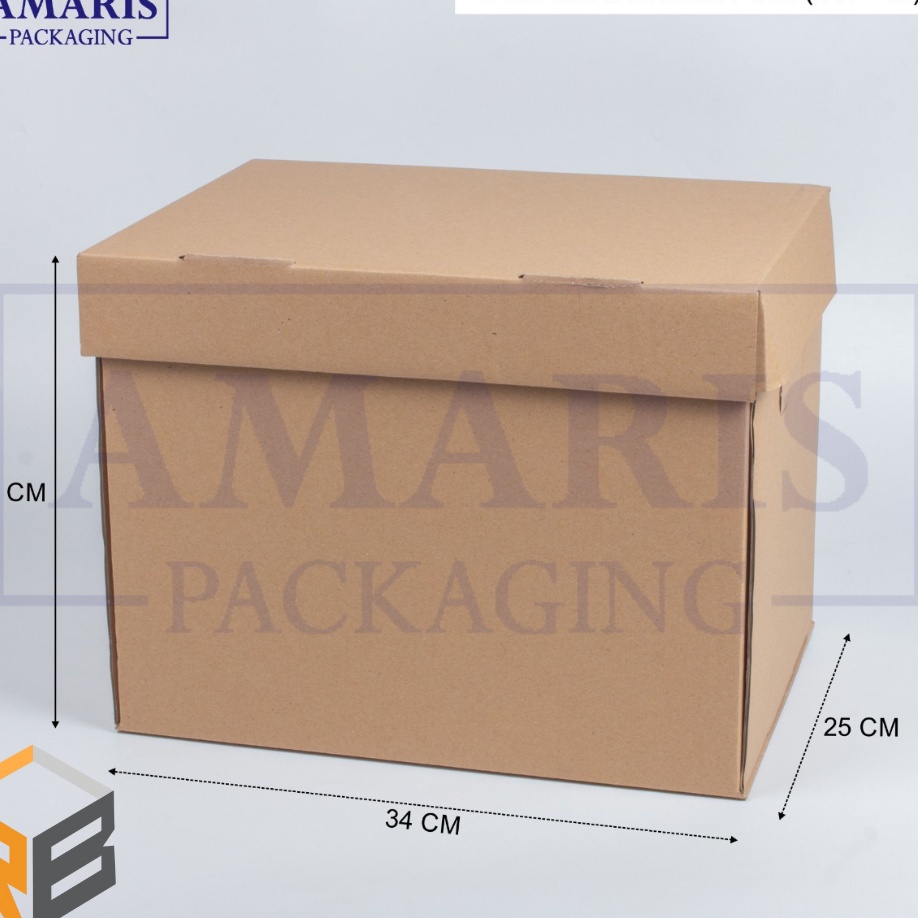 

HJ6 Kardus Die Cut Kotak Arsip Box File Uk 34 x 25 x 26cm Isi 5 Pcs DK16 Amaris Packaging