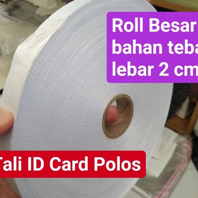 

KF7 Tali Lanyard 2cm Bahan sublim Tali ID Card pita kalung Tissu Lanyard tisue gantungan id card roll Polos
