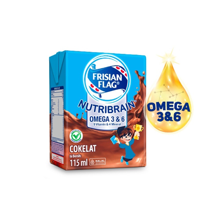 

Frisian Flag Omega Susu UHT 115ml |Cokelat |Stroberi |Plain (1pcs)