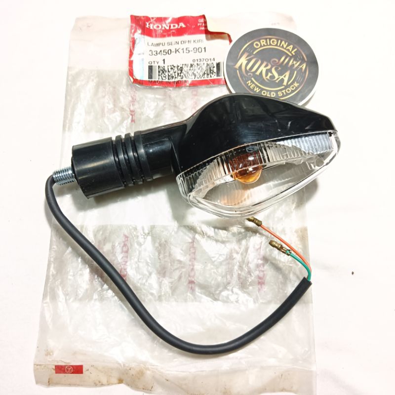 Lampu sein sen ritting depan kiri honda cb150r CB150R cb 150r CB 150R old lama pertam asli original 