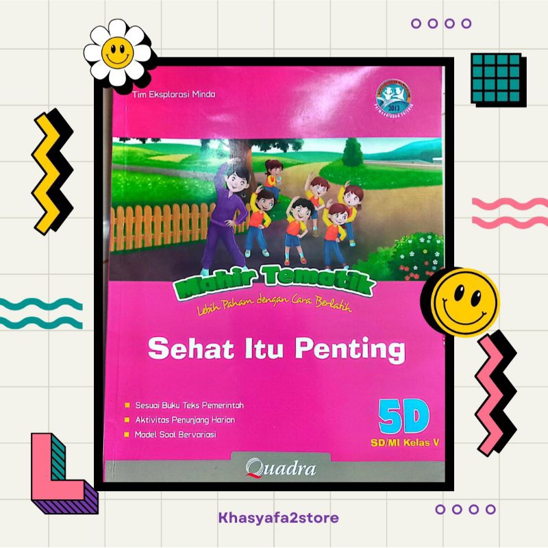 buku tematik 5D sehat itu penting