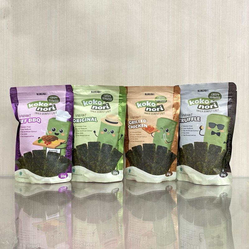 

GMJ Kokobi Koko Nori Crispy Seaweed Snack All Variant 20 g