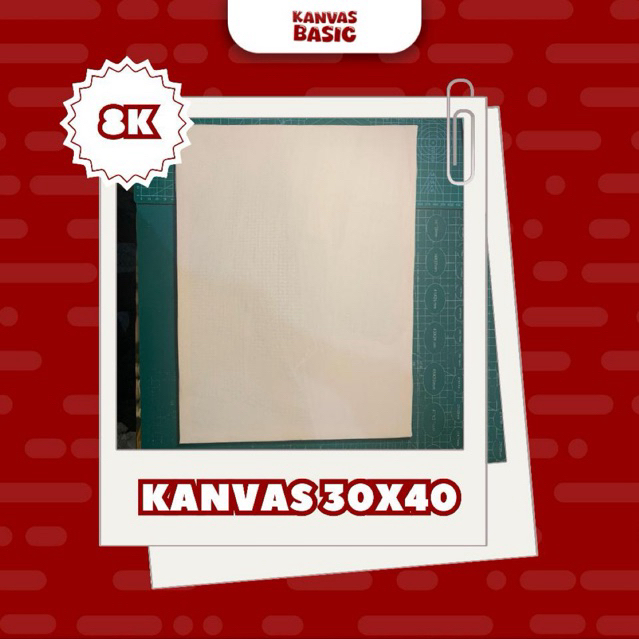 

Kanvas Lukis Basic Polos Ukuran 30CMX40CM Bahan Spunbond Terjangkau