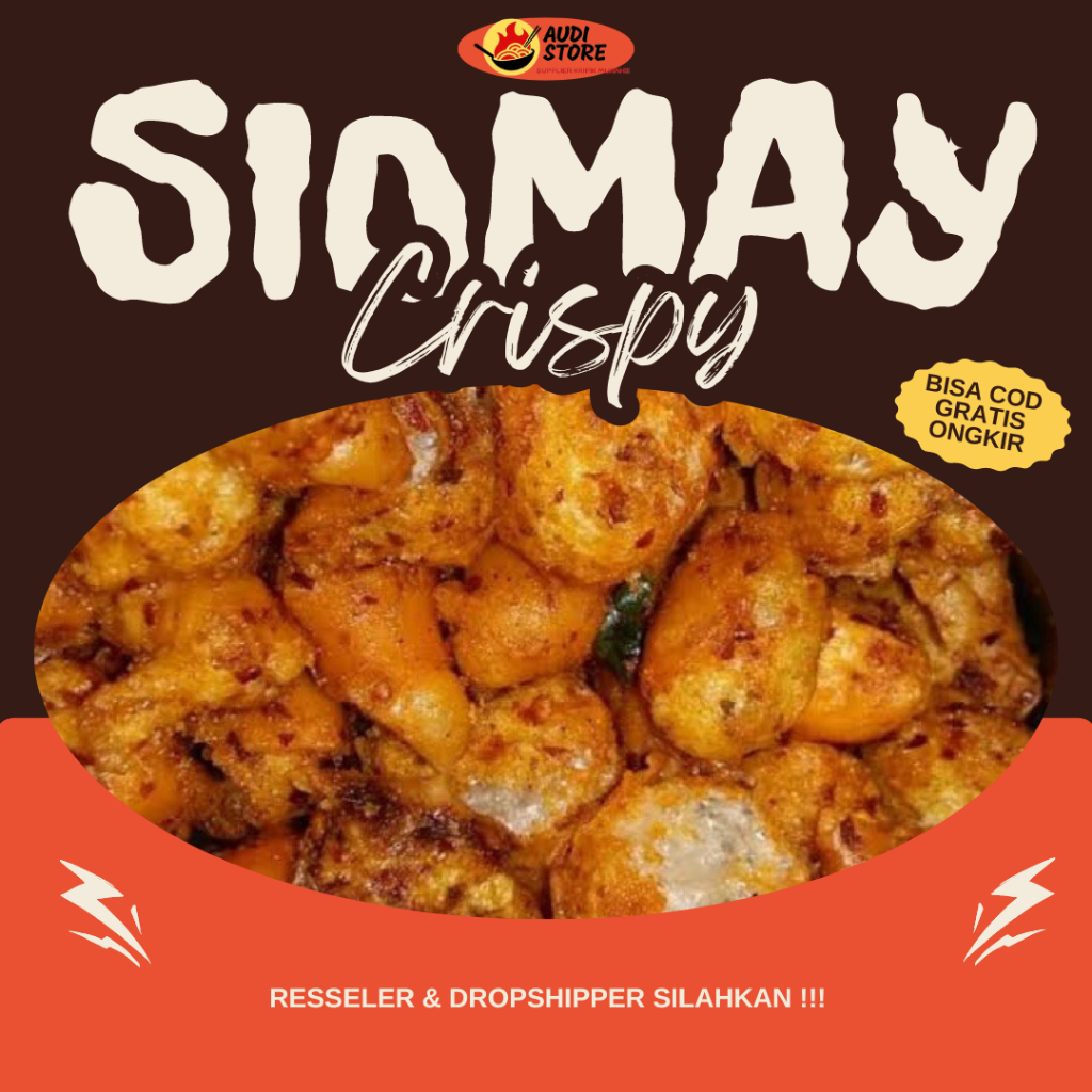 

Kripik Siomay Kering Crispy Pedas Daun Jeruk