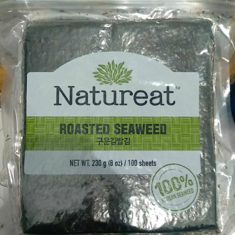 

natureat sushi nori isi 100 lembar