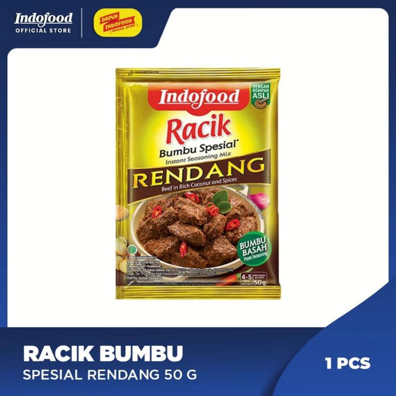 

HR Indofood Bumbu Rendang racik spesial rendang 50g