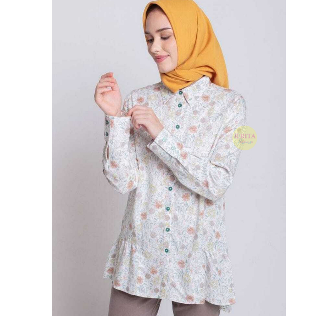 Triset Ladies Kemeja Motif Bunga