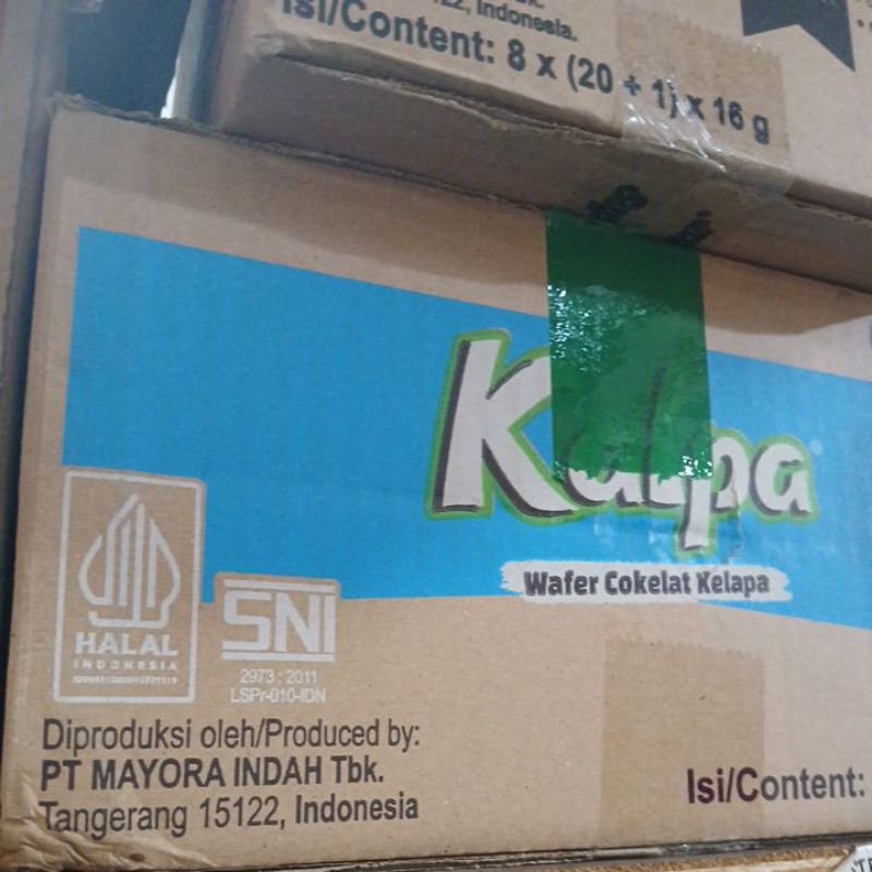 

RB Kalpa 1 Dus Isi 12 Pcs Wafer Cokelat Kelapa dari MAYORA