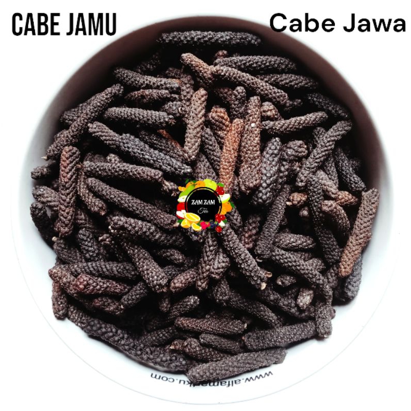 

Cabe Jamu,Cabe Jawa 100gram/,Bonus Jahe kering dan Lemon