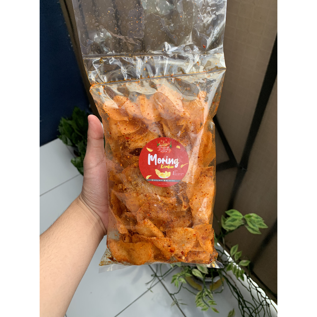 

Keripik Moring Molring Snack Khas Garut Pedas Gurih Kemasan 500gr