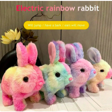 Boneka kelinci bisa jalan Mainan Anak Boneka kelinci Lucu Berjalan - Mainan Edukasi Kelinci Berjalan