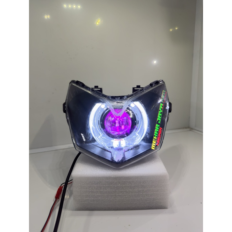 LAMPU LED SEMI ALA BILET 4,5 inc SUPRA X 125 BATMAN