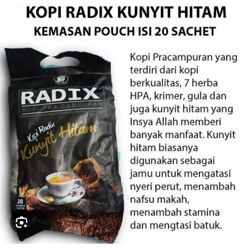 

Kopi Radix Kunyit Hitam HPA malaysia