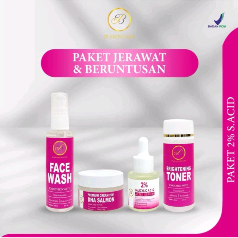 JB Skincare Paket Acne / 2% Salicylic Acid