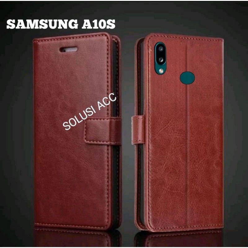 CASE DOMPET SAMSUNG A10S FLIP COVER WALLET SARUNG HP CASING HP CASING HP