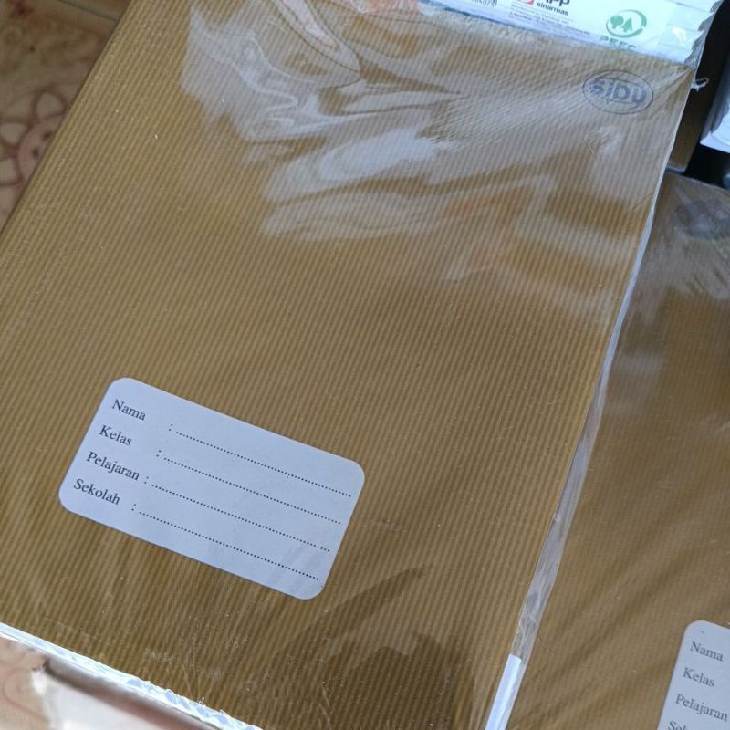 

SIDU Sampul Coklat 10 buku isi 40 & 60 lembar / Craft